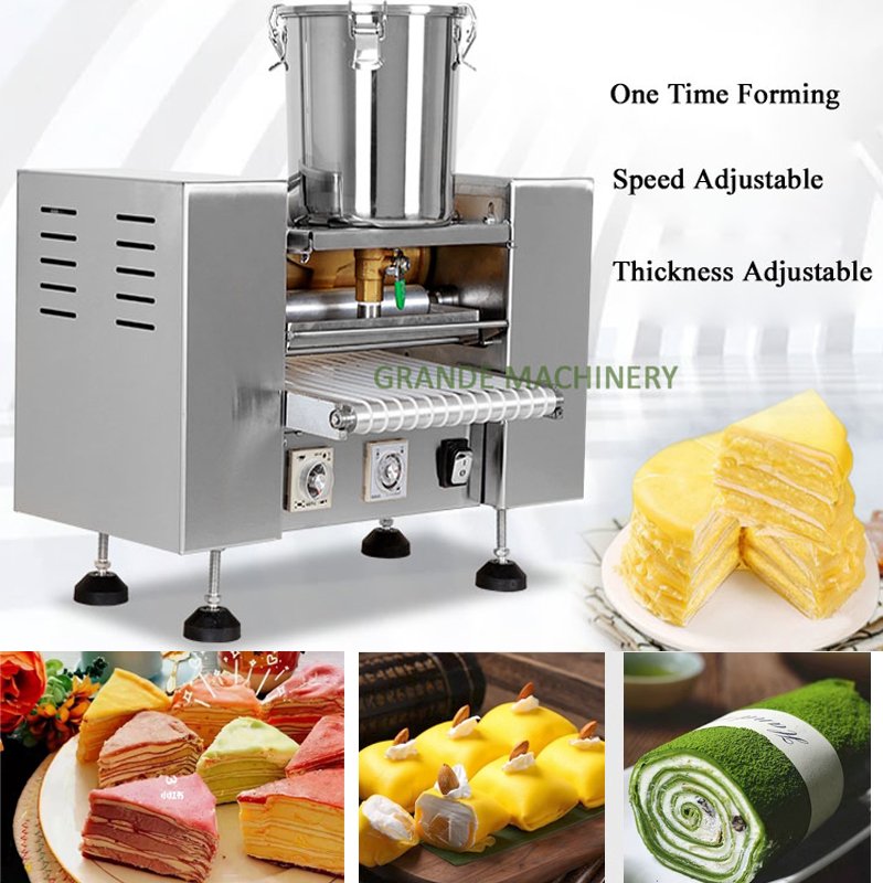 Automatic Mille Layer Crepe Cake Pancake Machine Grande Machinery A